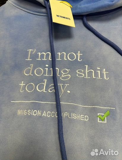 Худи Lux Vetements Reincarnation