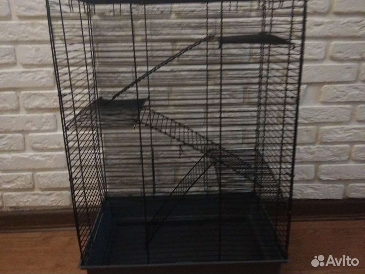 Клетка для грызунов трёх итажная