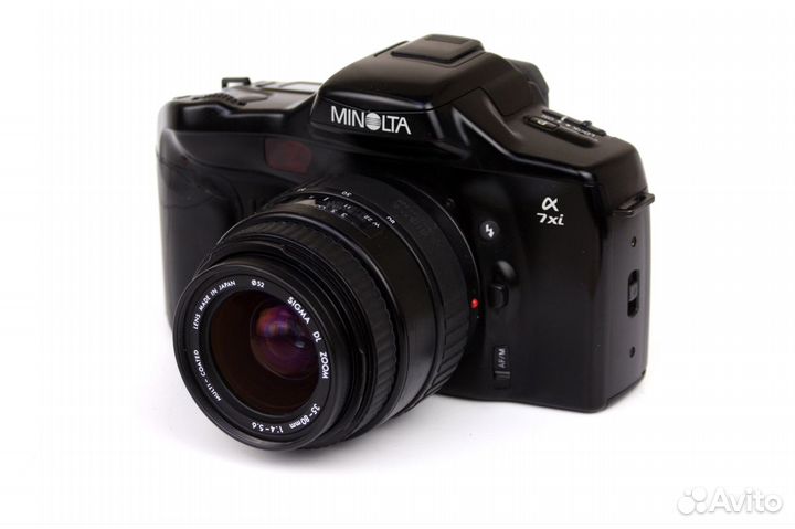 Minolta A-7 Xi + Sigma Zoom 35-80mm f4-5.6