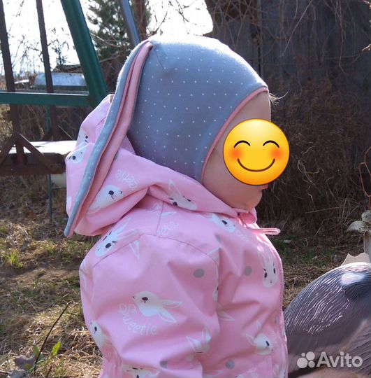 Шапка и снуд для девочки на 1-2 года