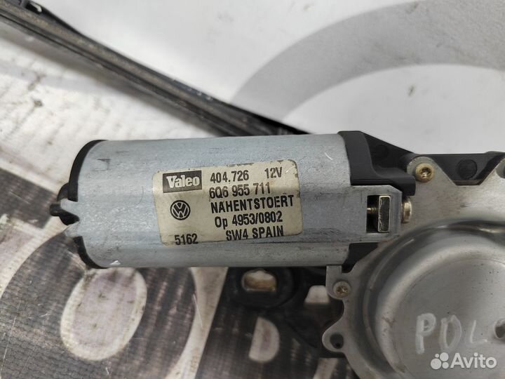 Мотор заднего дворника Volkswagen Polo 4