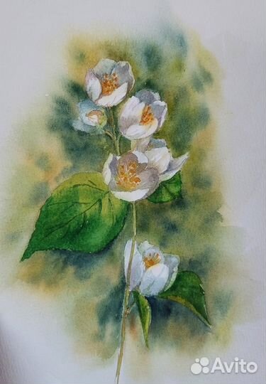 Акварельная картина
