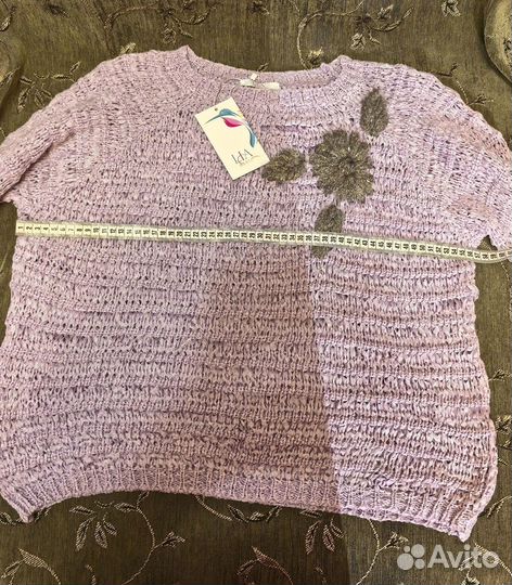 Пуловер женский оверсайз 52 р