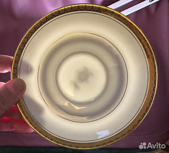 Чайное трио, тонкий японский фарфор Noritake