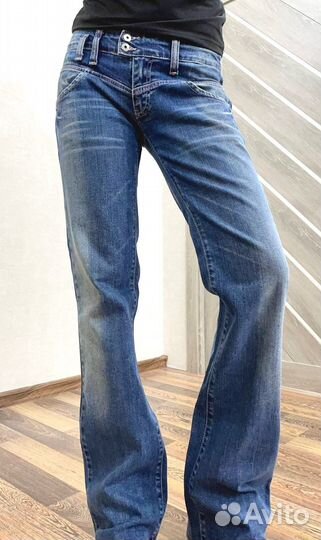 Джинсы разные клеш y2k