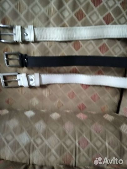 Мужской кожаный ремень