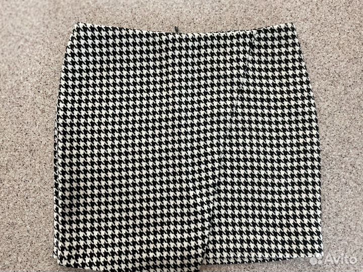 Юбка плиссе экокожа