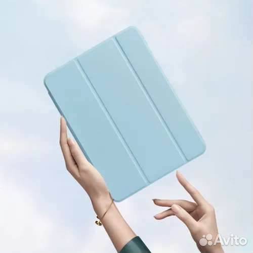 Чехол-книжка доя iPad 10.2&10.5д голубой