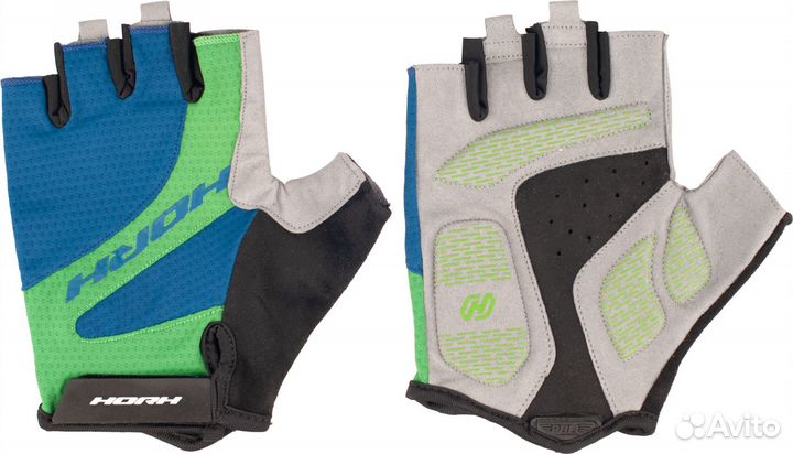 Велоперчатки horh 7113 зелено-голубой Vol1999