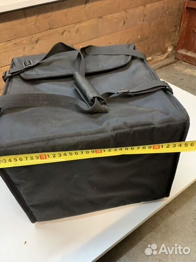 Термосумка для пиццы ткань черная (на 4-5 пиццы)