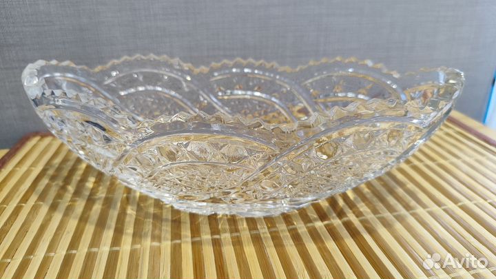Салатник хрусталь СССР