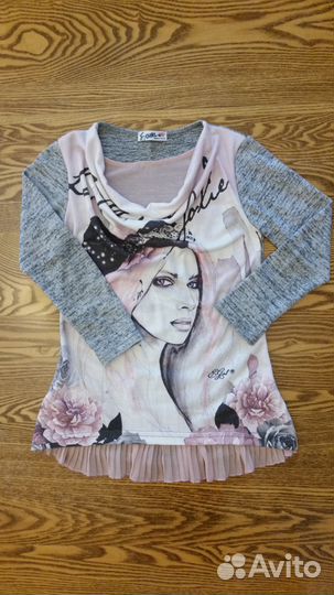 Туника + лосины на 7-9 лет