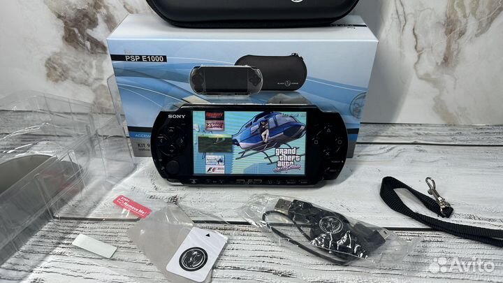 Игровая приставка sony psp 3008 64gb + 75 игр