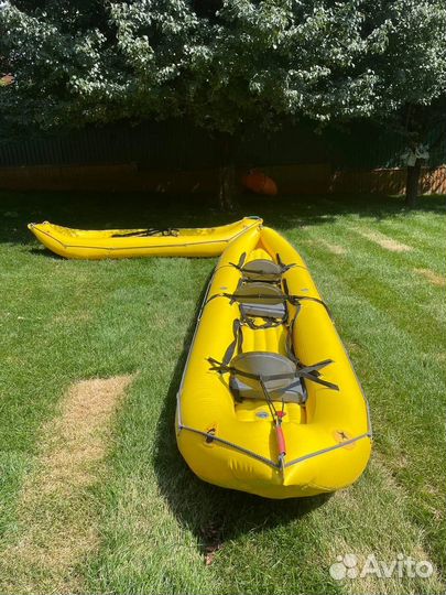 Надувная лодка, байдарка с надувным дном