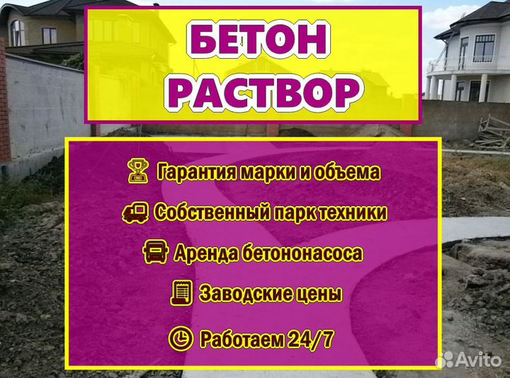 Бетон с доставкой