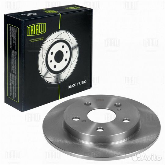 Диск тормозной задний d259 trialli DF 190121