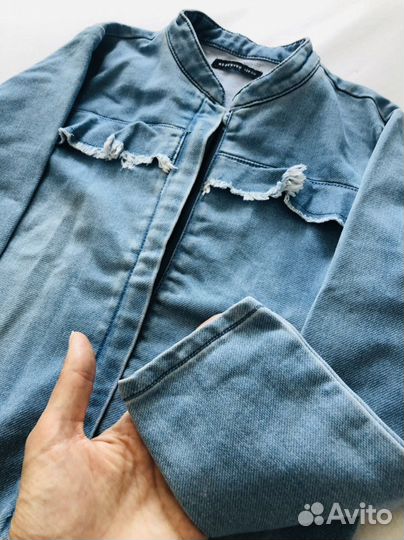 Куртка джинсовая для девочки 128
