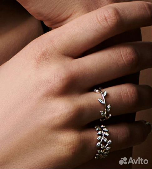 Кольцо серебряное 17,5