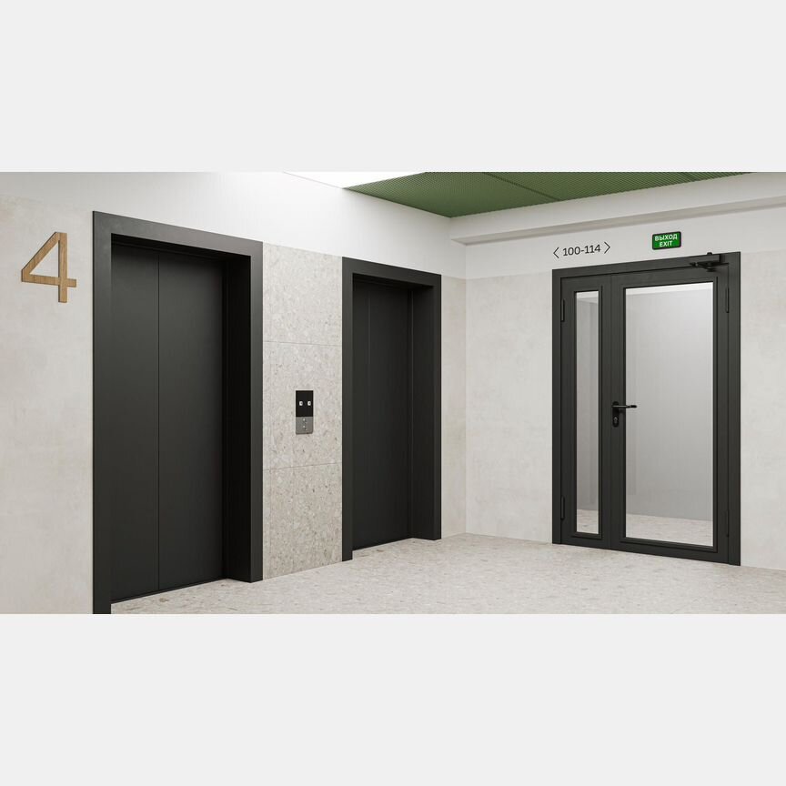 2-к. апартаменты, 55,7 м², 16/23 эт.