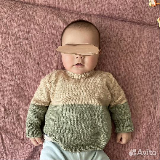 Свитер ручная вязка