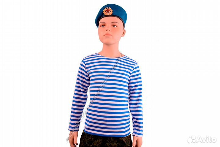 Комплект детский вдв (тельяшка+берет)