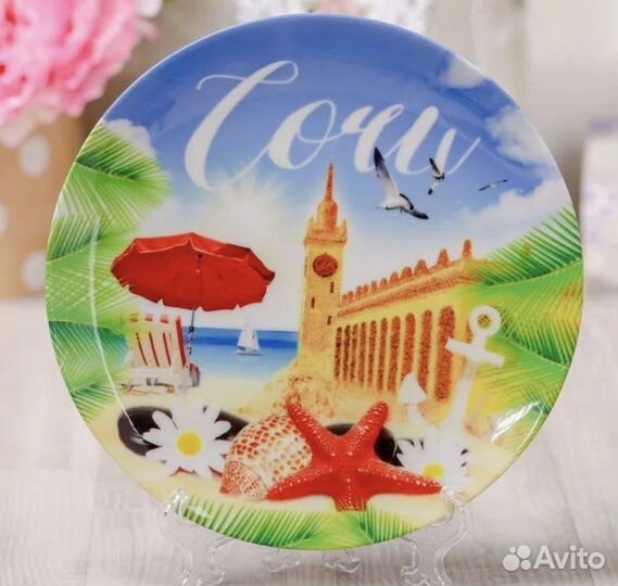 Печать на тарелках. Полная запечатка