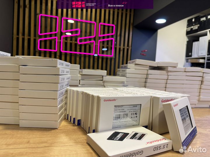 Новые SSD накопители Goldenfir 240gb Оптом от 10шт