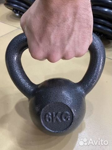 Гири 6 кг для занятий спортом