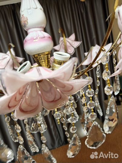 Люстра потолочная подвесная бу