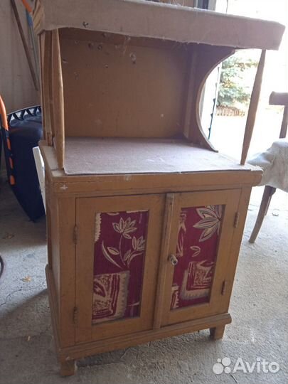 Винтажная тумба деревянная