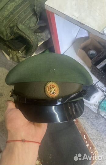 Фуражка офисная зеленая 58