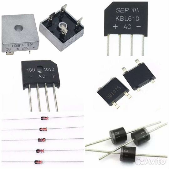Диодный мост kbpc5010/Диод шоттки/ультрабыстрый