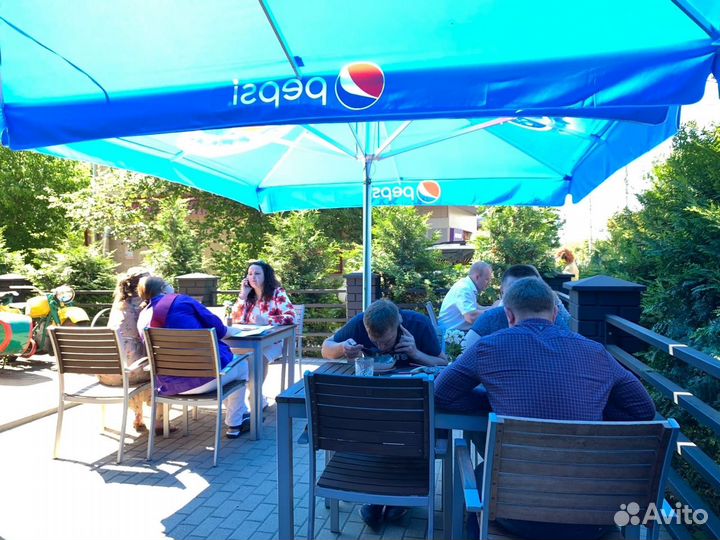 Зонты уличные с центральной опорой 3х3м