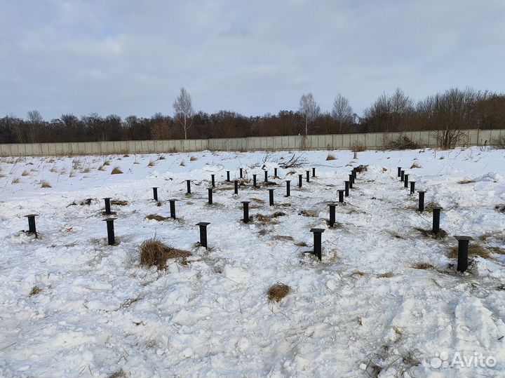 Винтовые сваи под ключ / Фундамент