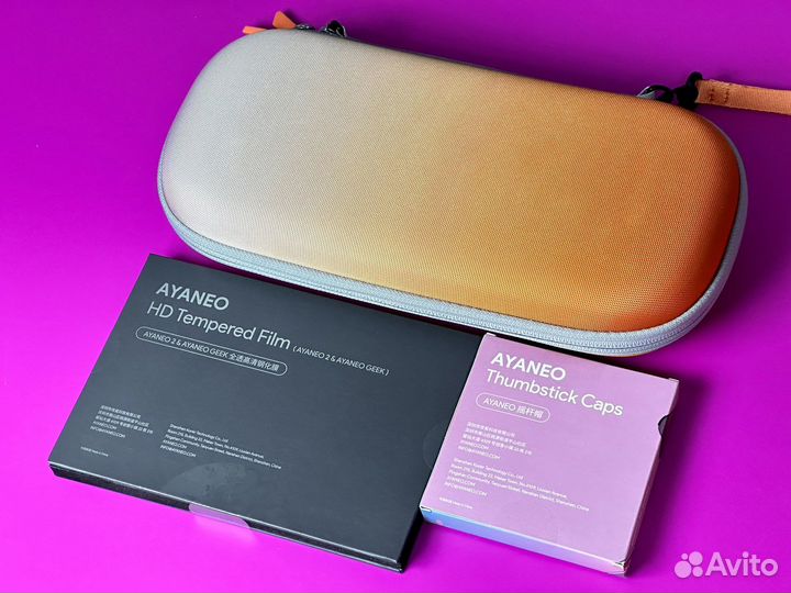 Чехол, стекло, накладки на стики Aya Neo 2/Geek
