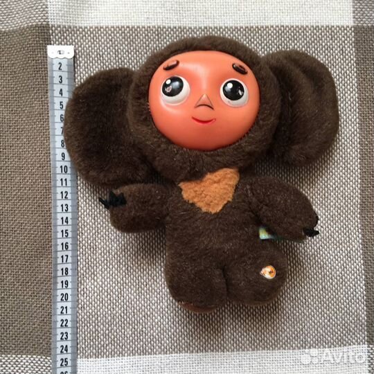 Чебурашка СССР мягкая игрушка поёт