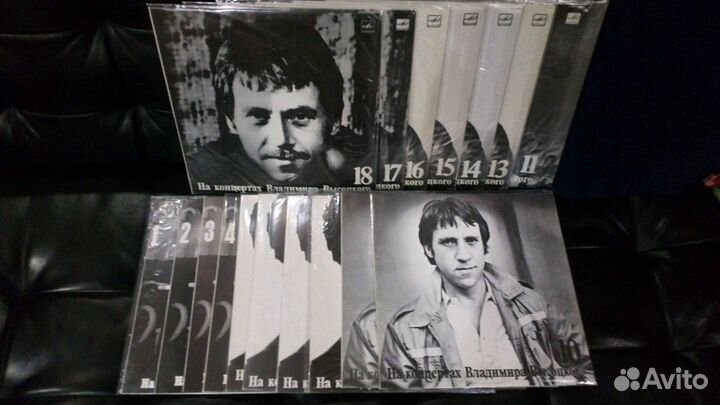 Владимир Высоцкий № с 1 по 16 коллекция винила