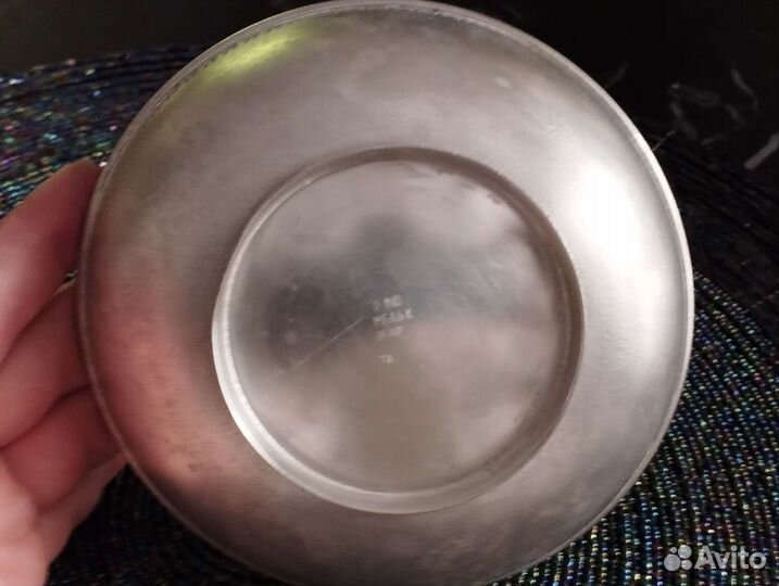 Мельхиоровая конфетница