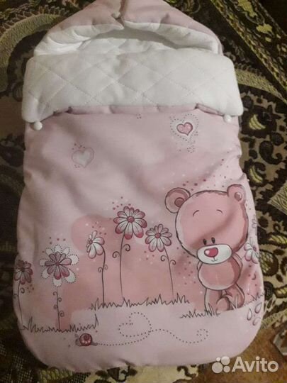 Зимний конверт для девочки