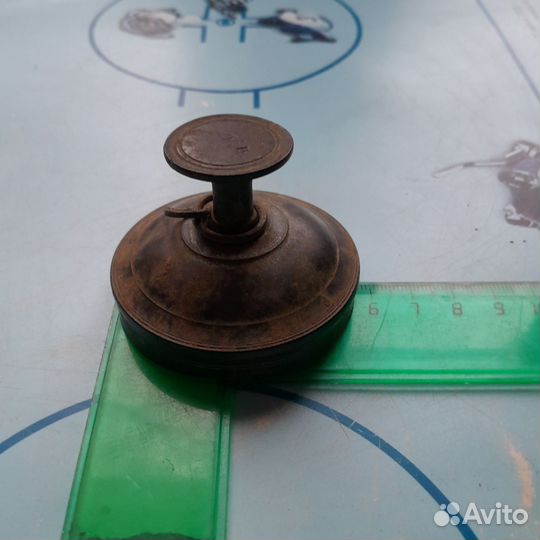 Крышка от чайника старинная копанина