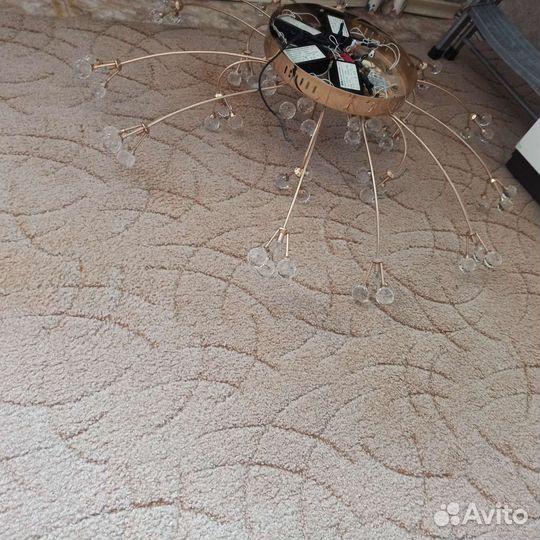 Люстра потолочная хрустальная