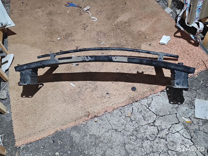 Уселитель переднего бампера Киа Рио х-лайн