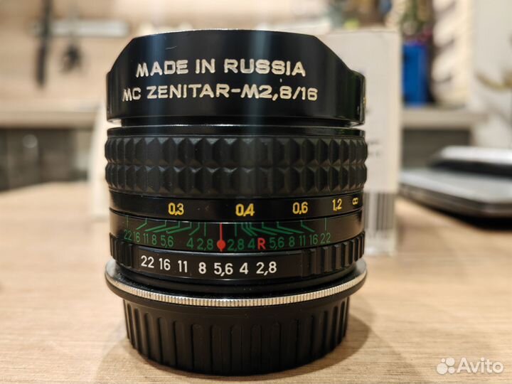 Объектив MC Zenitar - М 2.8/16mm fish-eye