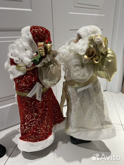 Дед Мороз, фигурка под ёлку, новый и большой
