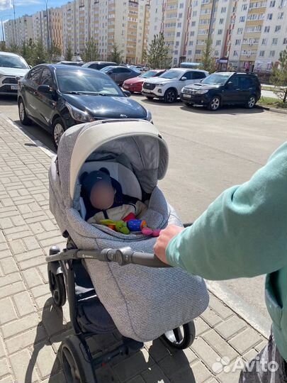 Коляска adamex 3 в 1 бу