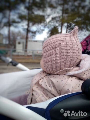 Шапочка из мериноса эльф, эльф с шишечками