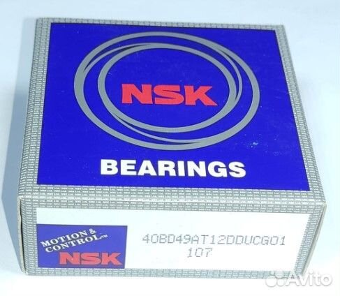 Подшипник NSK 40BD49AT12dducg01 размер 40х62х20,6