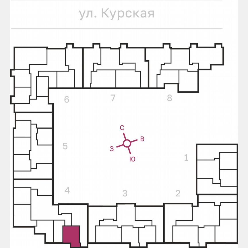 1-к. квартира, 42,6 м², 6/10 эт.