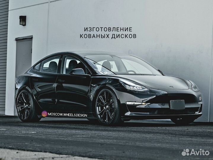 Кованые диски R20 на Tesla Model 3