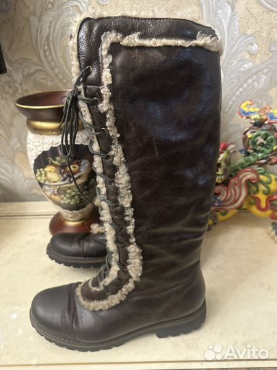 Сапоги Bianco Bucci кожа овчина